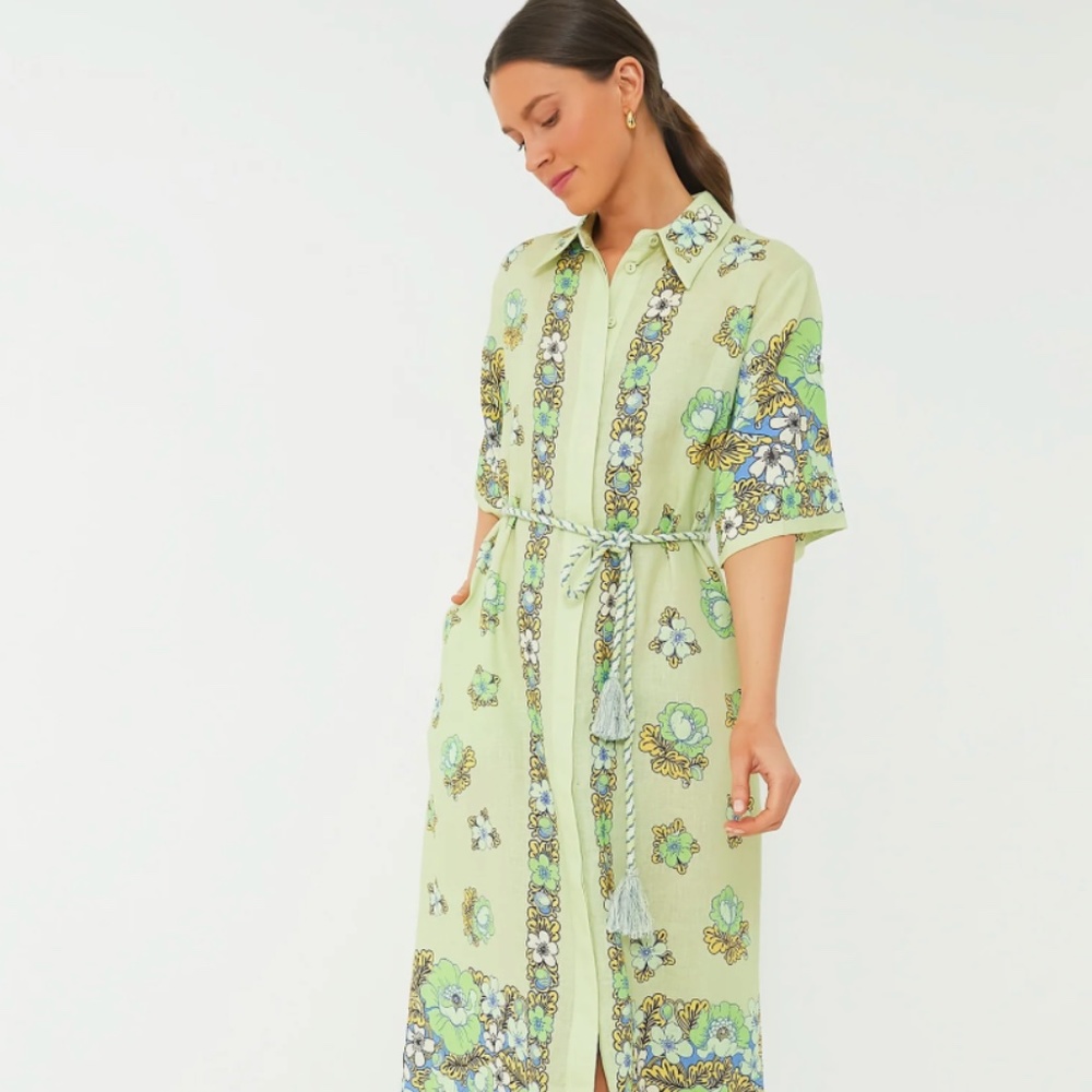 COPY 9 - NWT! Alemais Seafoam Dress | Floral + Pockets!